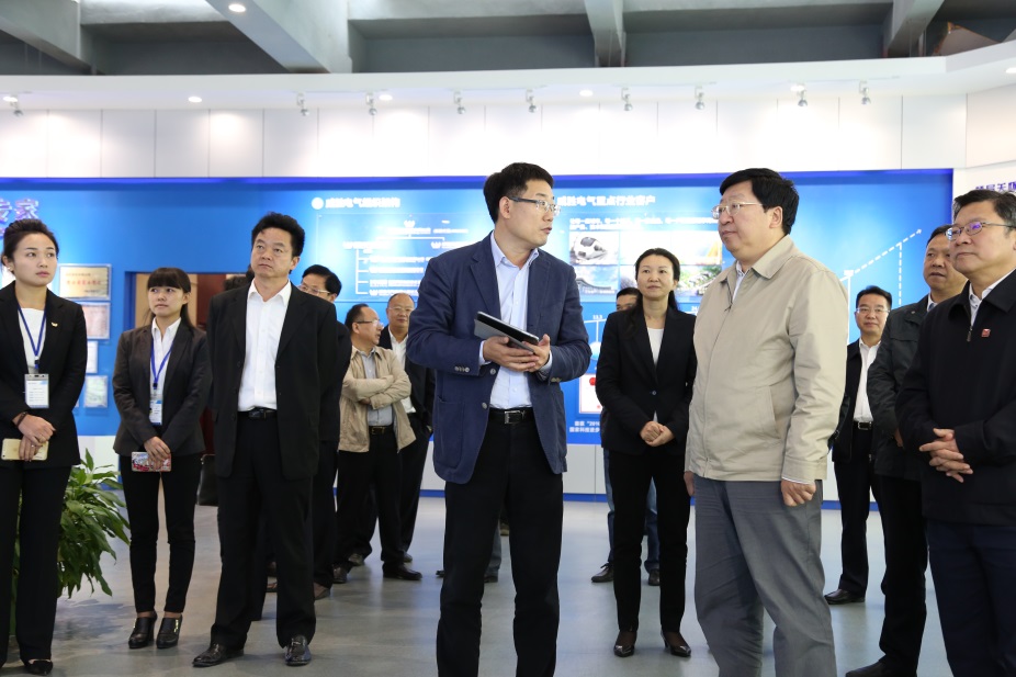 湖南省委常委、省人民政府常務(wù)副省長陳向群一行蒞臨威勝電氣產(chǎn)業(yè)園